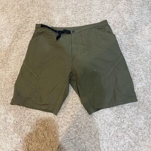 Novara Shorts Mens XL Green Mountain Bike Cycling MTB Stretch Zip Pockets Trail